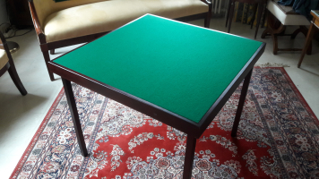 Table de bridge - feutre vert